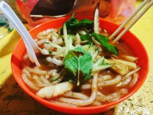 Pasar malam night market laksa guided cycling tours