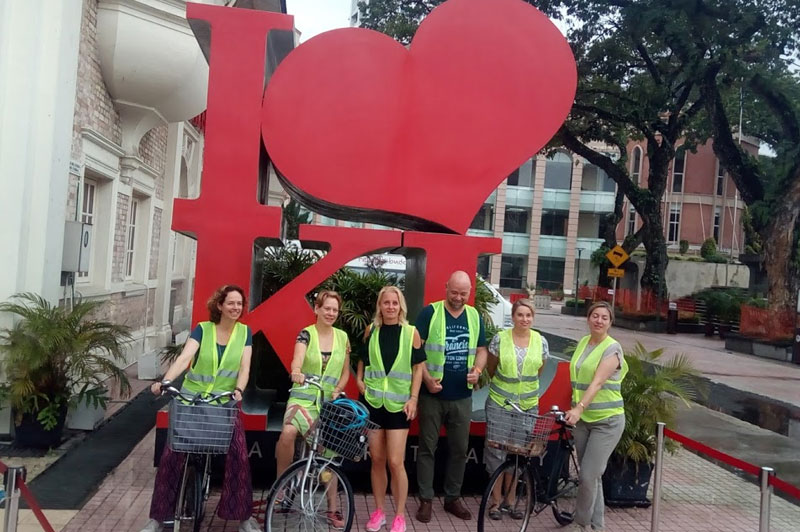 Guided bicycle tour Kuala Lumpur