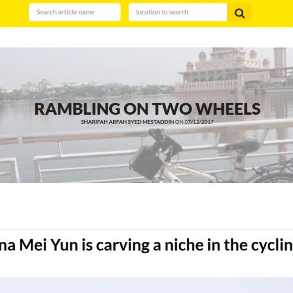 Avid cyclist Elena Mei Yun is carving a niche in the cycling tour industry