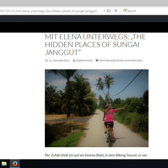 Als Granny in Kuala Lumpur - Mit Elena unterwegs: „The hidden places of Sungai Janggut“