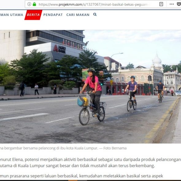 Minat basikal, bekas peguam bawa pelancong kenali Malaysia
